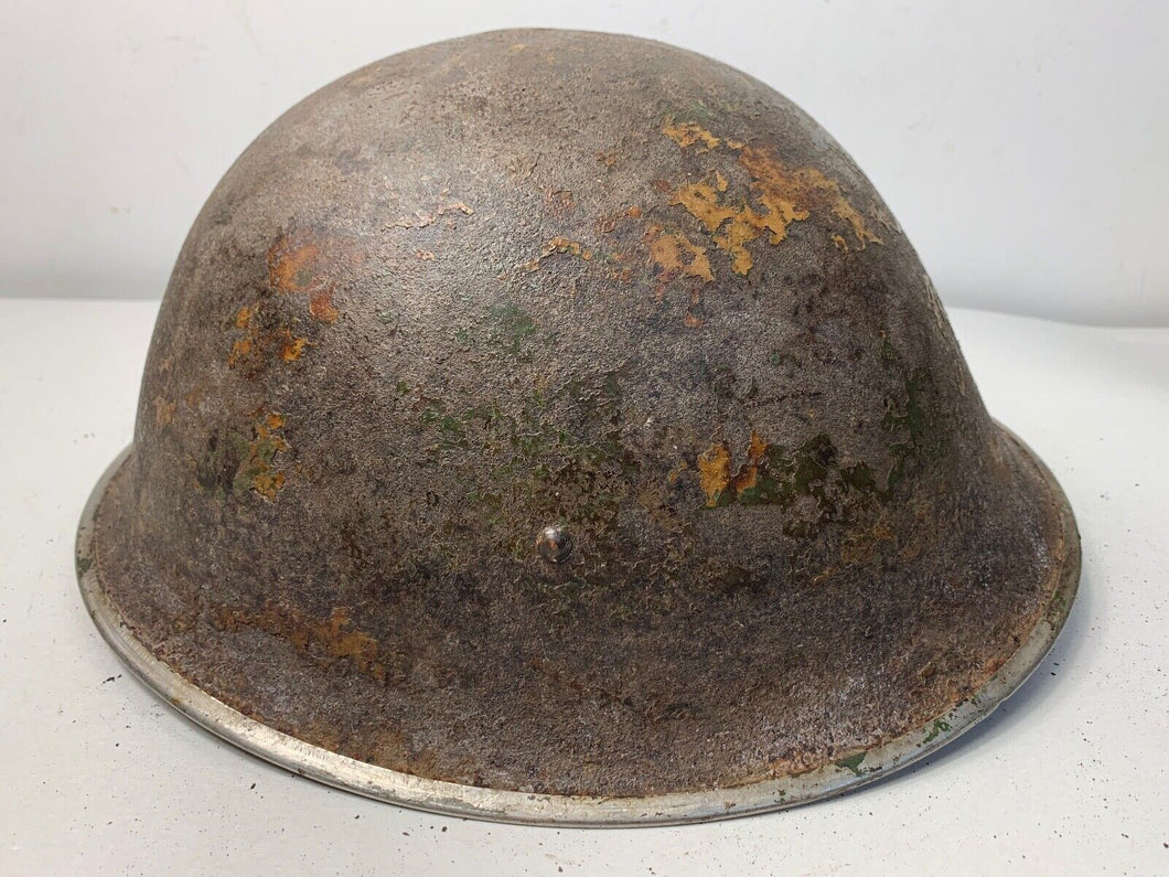 Mk3 Canadian / British Army Original WW2 Turtle Helmet High Rivet