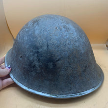 Load image into Gallery viewer, Original WW2 British / Canadian Army Mk3 High Rivet Turtle Army Combat Helmet - The Militaria Shop
