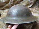 Original WW2 British Style South African Mk2 Army Combat Helmet - The Militaria Shop