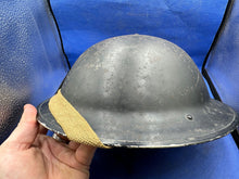 Load image into Gallery viewer, Original WW2 British Home Front Civil Defence ARP Warden Helmet - Complete

