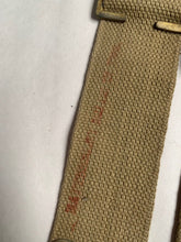 Load image into Gallery viewer, Original WW2 Dated British Army 37 Pattern Webbing L Straps - 1942 Dated
