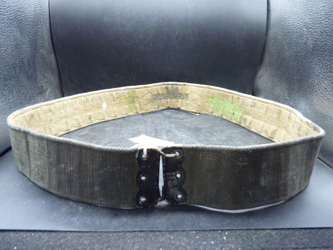 Original British Army / RAF Webbing Belt - WW2 37 Pattern - 40 Inch Waist Max - The Militaria Shop