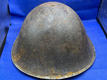 Charger l&#39;image dans la galerie, WW2 Canadian Army Mk3 Turtle Helmet - Original WW2 Helmet Shell - High Rivet
