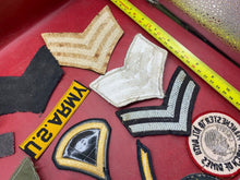 Load image into Gallery viewer, A Group of US Army Badges, Patches, Rank Chevrons etc. etc.
