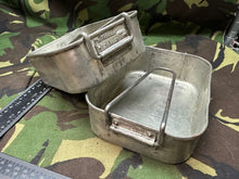 Load image into Gallery viewer, Original WW2 British Army Soldiers Mess Tin Set - Used Original
