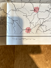 Load image into Gallery viewer, WW1 - September 1914 Obersten Heeresleitung German Army Positions Study Map.
