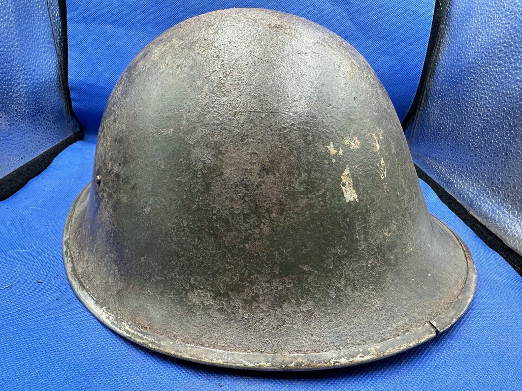 WW2 British / Canadian Army Mk3 Combat Turtle Helmet - Good Original Helmet