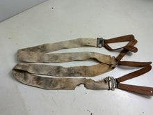 Charger l&#39;image dans la galerie, Original WW2 British Army / RAF Trouser Suspenders - Well Worn Example
