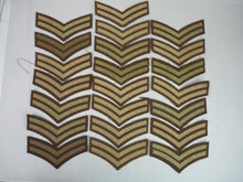 Load image into Gallery viewer, Genuine British Army Corporal Rank Stripes / 2 Chevrons / Badge / Patch - Used

