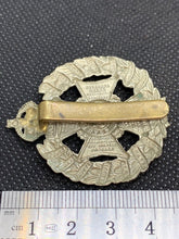 Load image into Gallery viewer, Original WW2 British Army Prince Consorts Own Brass Cap Badge
