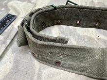 Load image into Gallery viewer, Original WW2 British Army 44 Pattern Soldiers Belt - 36&quot; Waist
