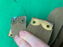 Load image into Gallery viewer, Original WW2 British Army 37 Pattern L Straps -  M.E.Co - 1944 Dated
