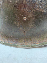 Load image into Gallery viewer, Geunine British / Canadian Army Mk3 WW2 Combat Helmet - Uncleaned Original
