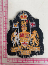 Load image into Gallery viewer, A CANADIAN NAVY Queen&#39;s Crown Chief Petty Officers sleeve badge
