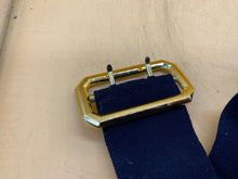 Load image into Gallery viewer, British Army Post 1953 - Dress Uniform Navy Blue Belt and Staybrite Buckle.
