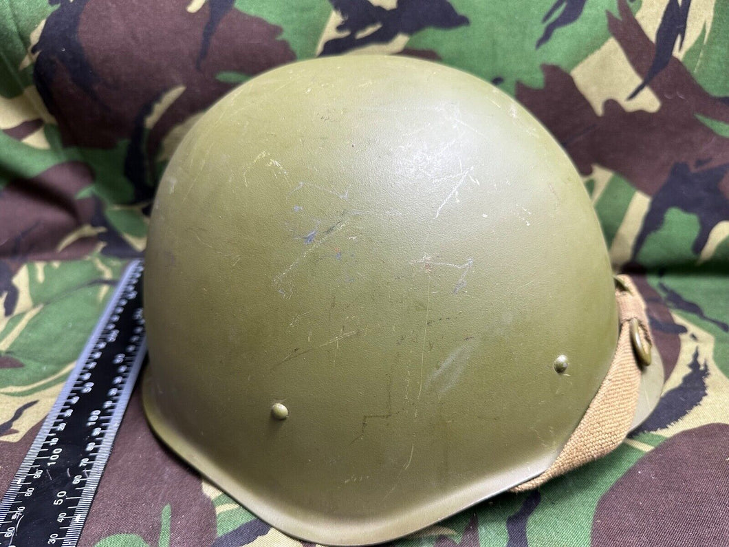 Original WW2 Pattern Ssh 40 Russian Army Combat Helmet Reissue