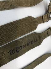 Charger l&#39;image dans la galerie, Original WW2 British Army 37 Pattern L Straps Pair - Wartime Dated
