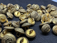 Charger l&#39;image dans la galerie, Pair of Original British Army WW2 Royal Engineers Brass Officers Cap Buttons
