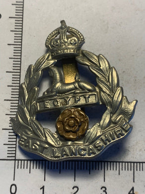 East Lancashire - WW1 WW2 British Army Cap Badge - The Militaria Shop