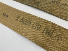 Charger l&#39;image dans la galerie, Original WW2 British Army 37 Pattern L Straps Pair - Wartime Dated
