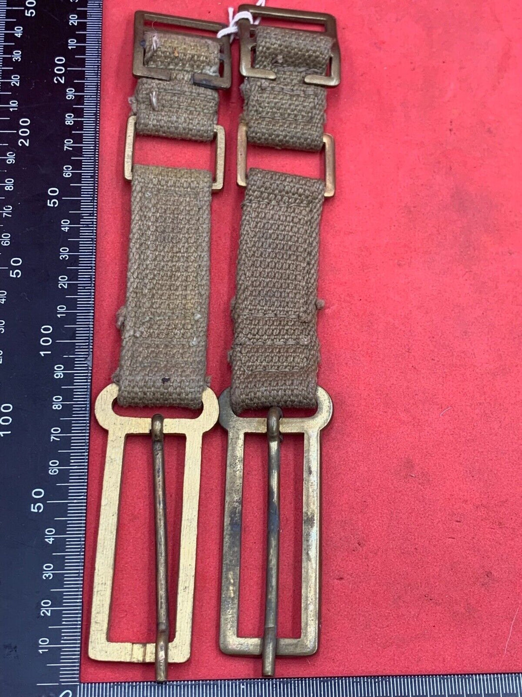 Original WW2 British Army 37 Pattern Brace Adaptor Pair