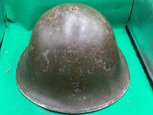 Load image into Gallery viewer, WW2 Canadian Army Mk3 Turtle Helmet - Original WW2 Helmet Shell - High Rivet
