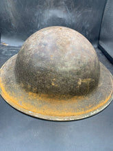 Lade das Bild in den Galerie-Viewer, Original WW2 British Army Mk2 Combat Helmet Shell - South African Manufactured
