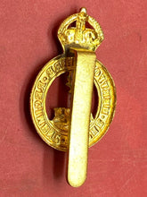 Load image into Gallery viewer, Original British Army The Hertfordshire Regiment Brass Cap Badge.
