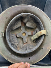 Load image into Gallery viewer, Original WW2 British / South African Mk2 Army Helmet &amp; Liner
