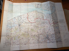 Load image into Gallery viewer, WW1 Era British Army General Staff Map of GHENT Belgium. Original Map
