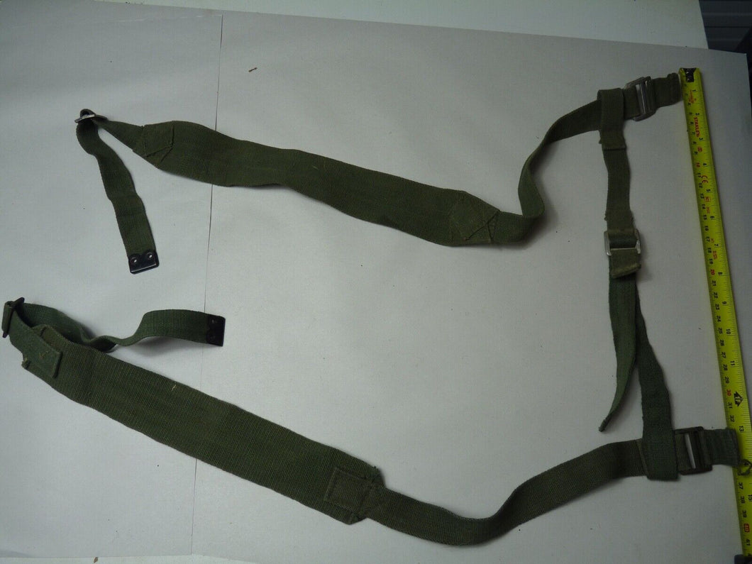 Original WW2 British Army 44 Pattern Shoulder Cross Straps Set - 1945 Dated