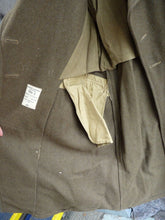 Load image into Gallery viewer, Original British Army Dismounted Greatcoat - Ideal for WW2 Display - 38&quot; Chest
