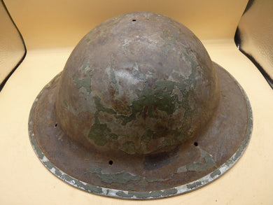 Original WW2 South African Army Mk2 Brodie Helmet - British Style Combat Helmet - The Militaria Shop