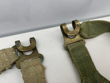 Load image into Gallery viewer, Original WW2 British Army 37 Pattern L Straps Pair - Wartime Dated
