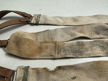 Charger l&#39;image dans la galerie, Original WW2 British Army / RAF Trouser Suspenders - Well Worn Example
