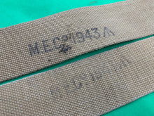 Load image into Gallery viewer, Original WW2 British Army 37 Pattern L Straps -  M.E.Co - 1943 Dated
