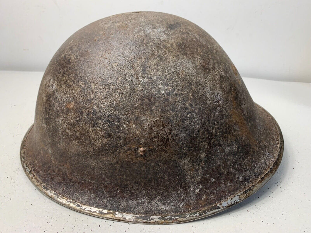 Mk3 Canadian / British Army Original WW2 Turtle Helmet High Rivet