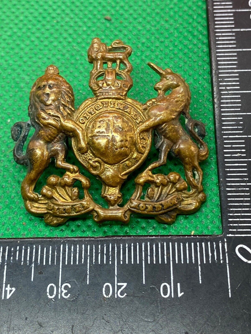 Original WW1 / WW2 British Army General Service Cap Badge