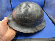 Charger l&#39;image dans la galerie, Original British Army Mk1* Brodie Helmet &amp; Liner - WW1 / WW2 Combat Helmet
