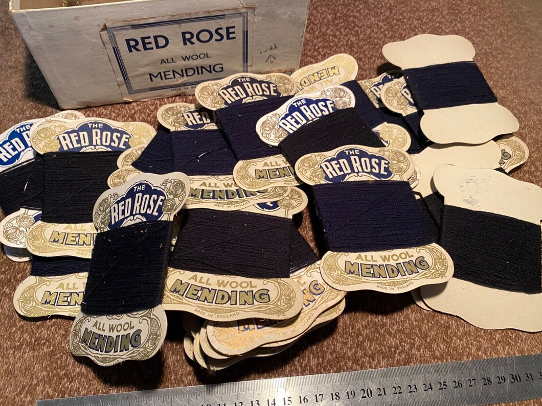 WW2 Royal Navy Blue Mending Wool for Individual Sailor's Repairs to Clothing etc