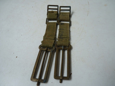 Original WW2 British Army 37 Pattern Webbing Brace Adaptor Pair - The Militaria Shop