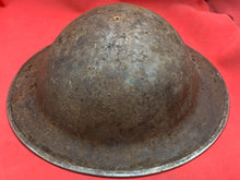 Load image into Gallery viewer, Original WW2 Combat Helmet - British / South African Army Mk2 Brodie Helmet
