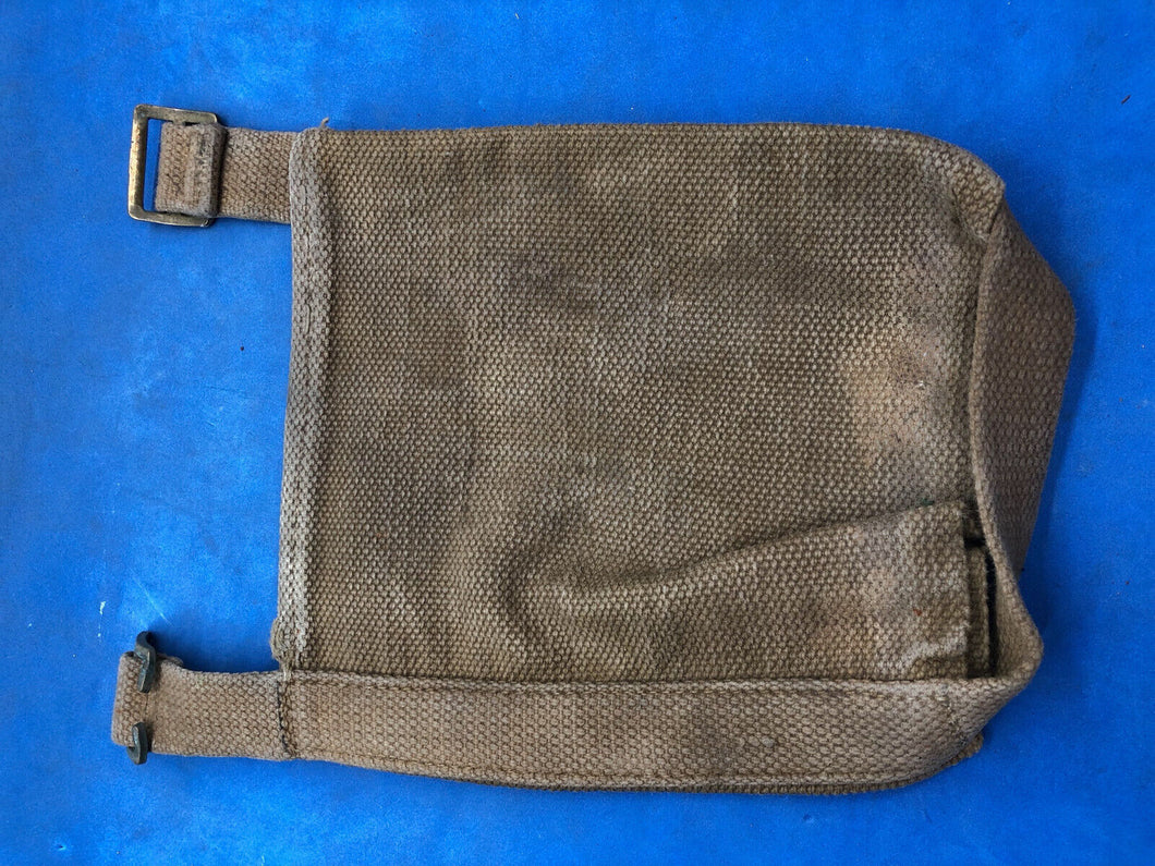 WW2 British Army 37 Pattern Webbing Water Bottle Carrier Harness - 1944 Dated - The Militaria Shop