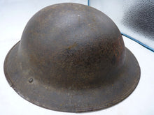 Load image into Gallery viewer, Original WW2 British Army Mk2 Army Brodie Combat Helmet - Div Sign
