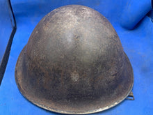 Load image into Gallery viewer, Original WW2 British Army / Canadian Army Mk3 Turtle Combat Helmet
