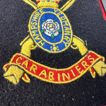 Load image into Gallery viewer, British Army Hampshire Yeomanry Carabiniers Regiment Embroidered Blazer Badge
