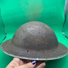 Load image into Gallery viewer, Original WW2 South African Army Mk2 Brodie Helmet - British Style Combat Helmet - The Militaria Shop
