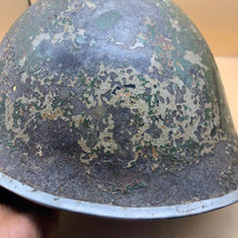 Load image into Gallery viewer, Original WW2 British / Canadian Army Mk3 High Rivet Turtle Army Combat Helmet
