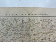Lade das Bild in den Galerie-Viewer, Original WW2 British Army OS Map of England - War Office - London &amp; Epping Fores
