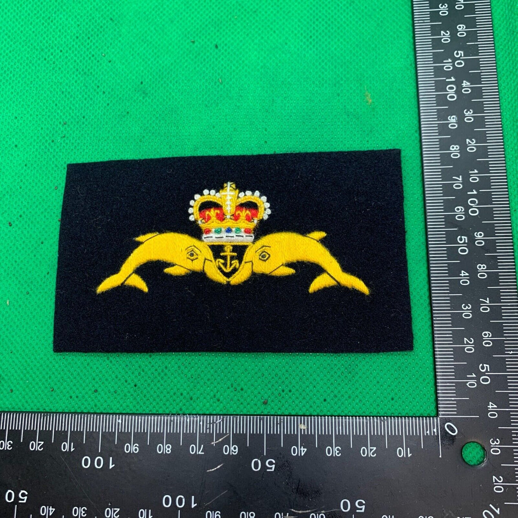 British Royal Navy Submariners Embroidered Blazer Badge